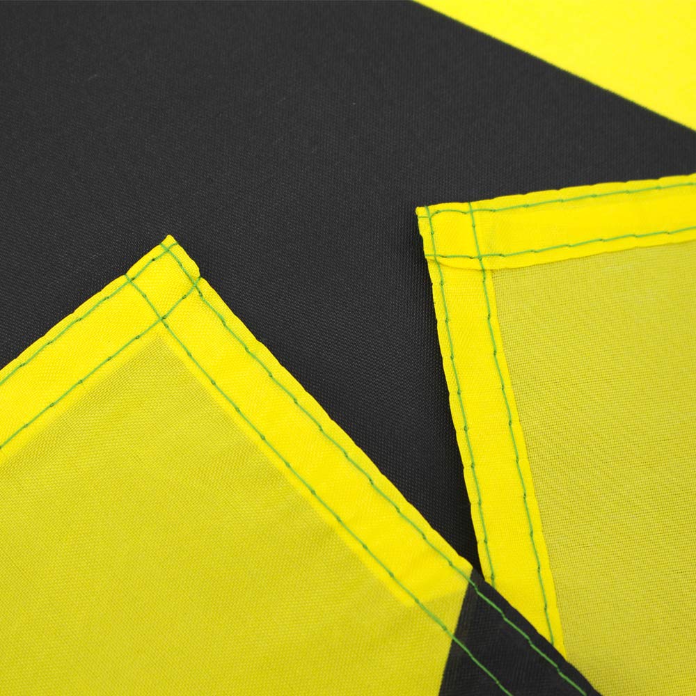ANJOR Jamaica flag-size-3x5ft shows precise dimensions for standard flagpoles.