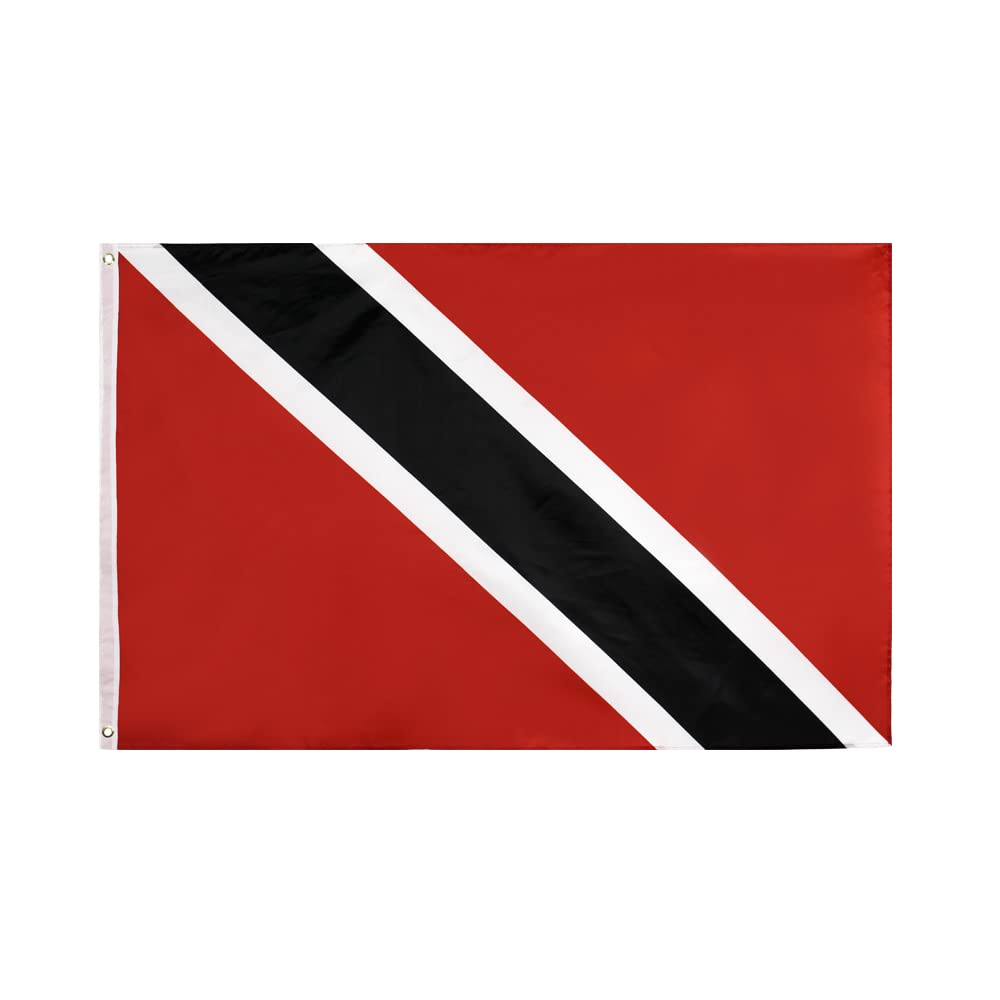 ANJOR Trinidad and Tobago flag with brass grommets for secure outdoor mounting.