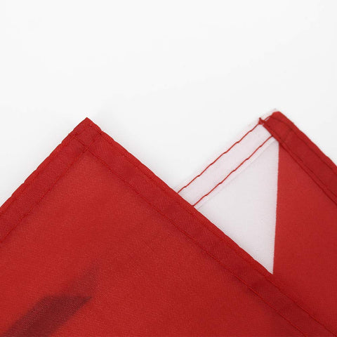 ANJOR flag features double stitching for long-lasting outdoor or indoor displays.