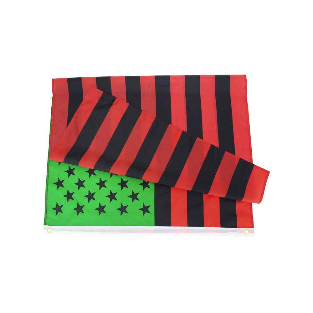 ANJOR UNIA flag shows double-stitched edges for durability.
