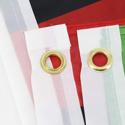 ANJOR UNIA flag uses eco-friendly dye with UV protection.