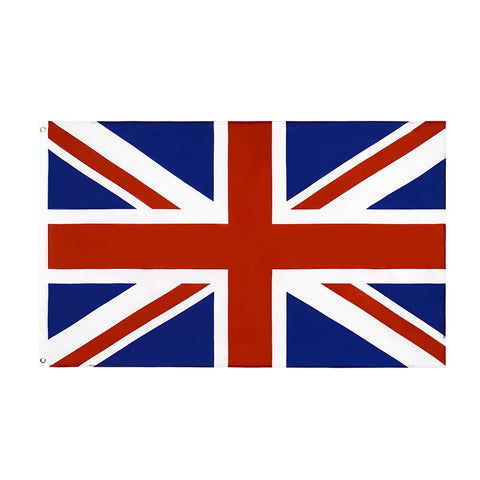 ANJOR United Kingdom flag 3x5 foot for patriotic display with durable polyester.