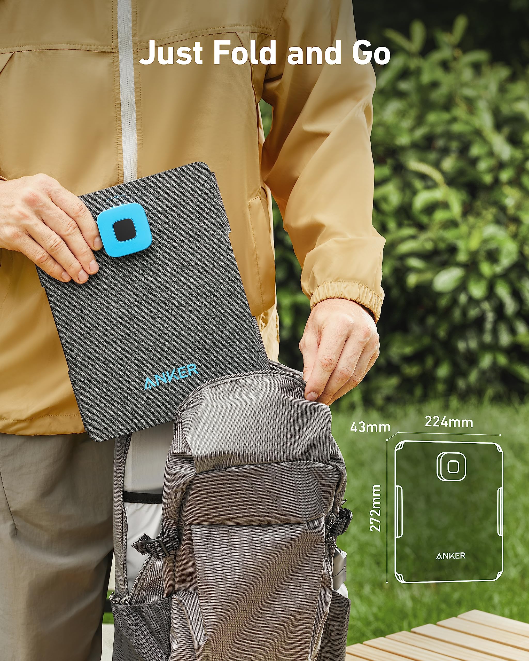 Anker Solix PS30 includes carabiners for secure outdoor setup.