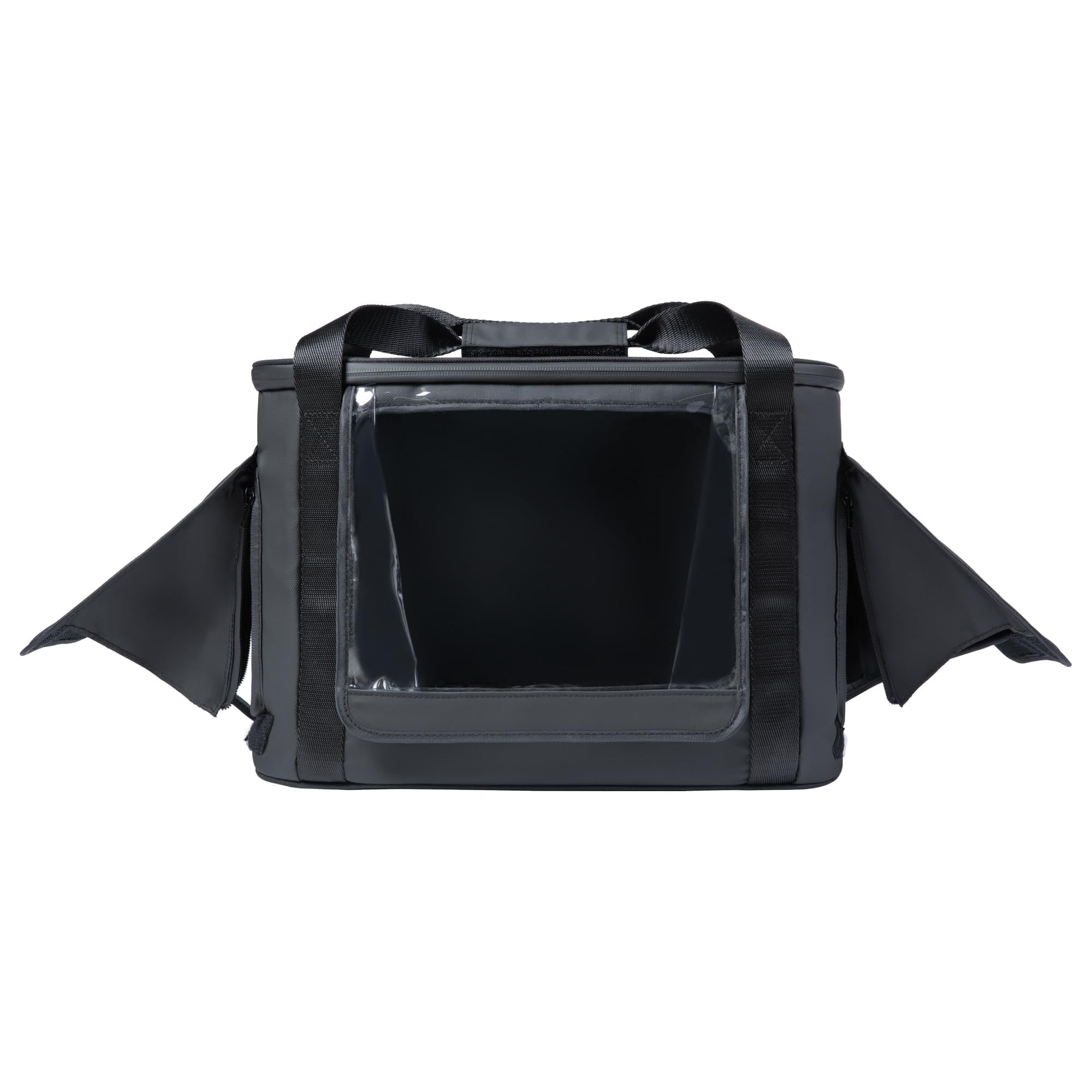 Anker SOLIX bag's storage compartment keeps cables organized