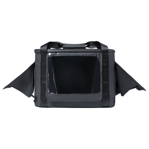 Anker SOLIX bag's storage compartment keeps cables organized