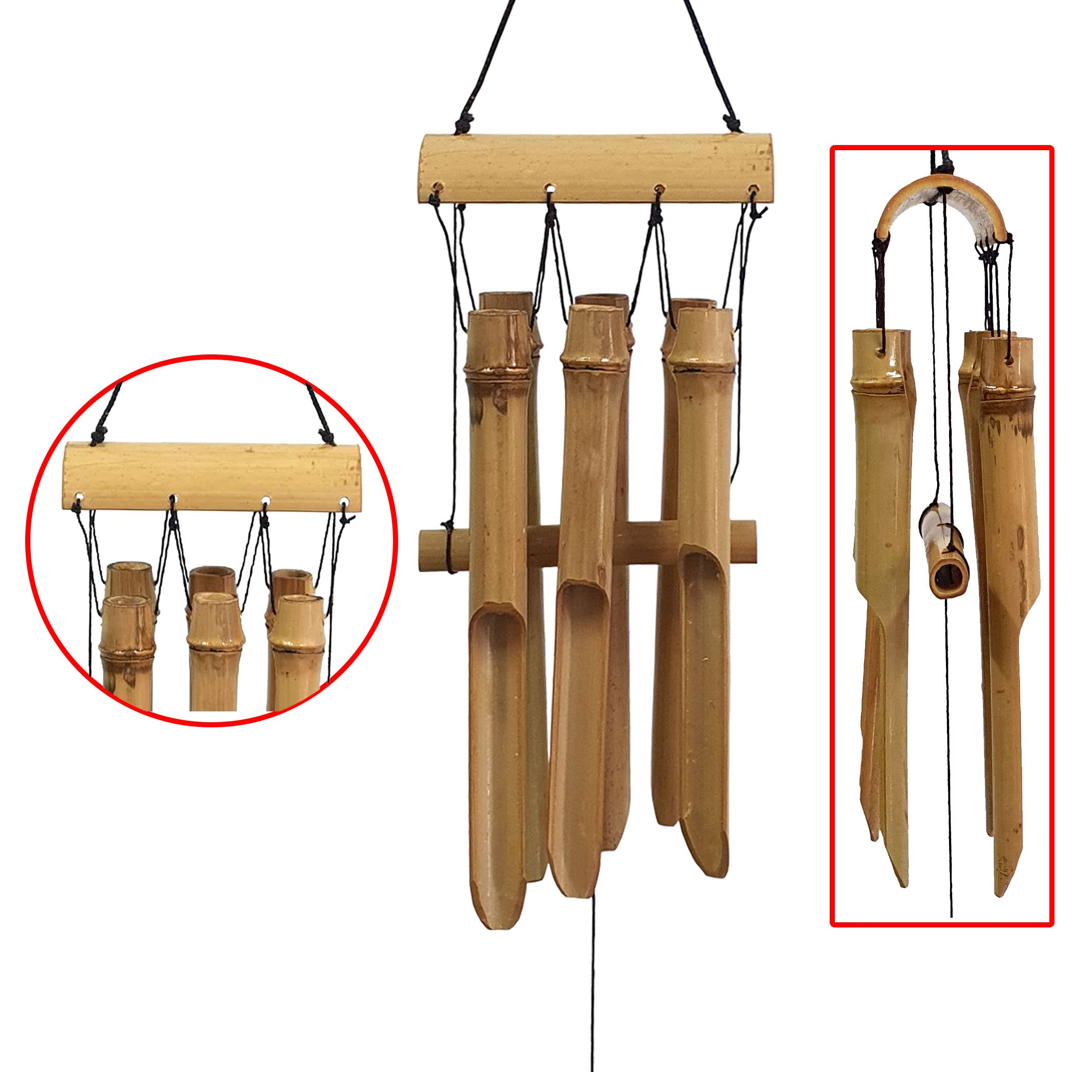 Ankinte wind chime fully extended to 23 inches for ambiance