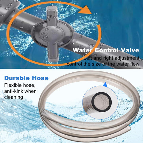 ANLEBUY 118-inch spa vacuum offers extended reach for large tubs