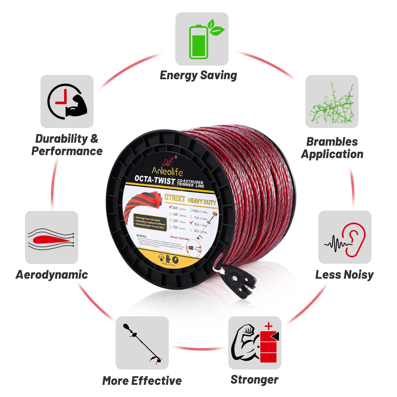 Anleolife heavy-duty line built for extended, demanding use.