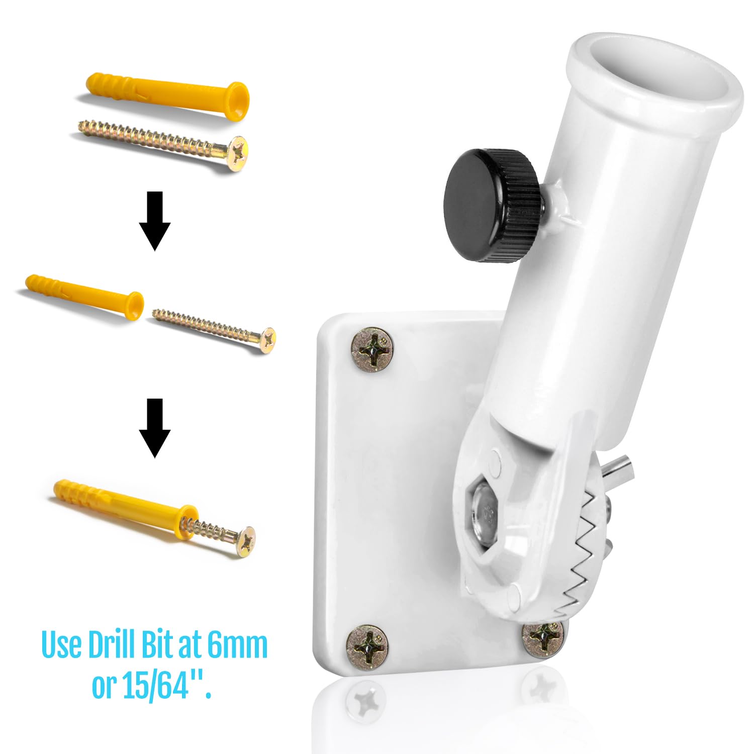 Anley aluminum construction close-up emphasizing premium material and rust-free finish.