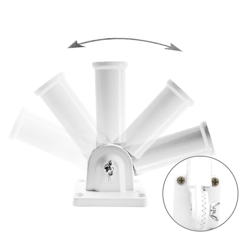 Anley bracket mounted on wall demonstrates secure, space-saving outdoor mounting.