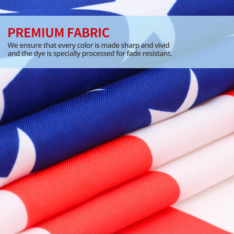 ANLEY 4x6 flag on porch in mild breeze for easy outdoor display