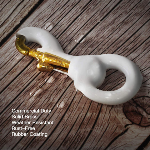 Two hooks per pack for versatile flag mounting