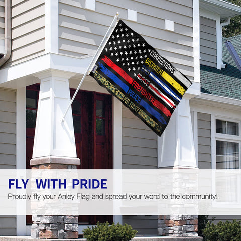 Anley Fly Breeze flag fade-proof color suitable for sun exposure