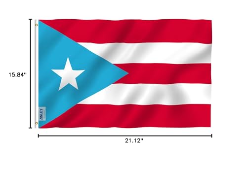 Anley Fly Breeze flag packaging describes contents and display tips.