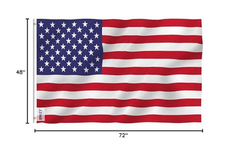 Anley Fly Breeze 4x6 flag outdoor-ready polyester fabric