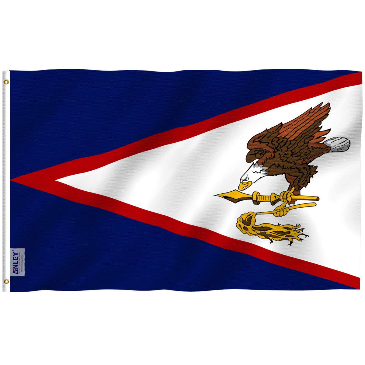 Anley Fly Breeze American Samoa flag with vivid print for outdoor display.