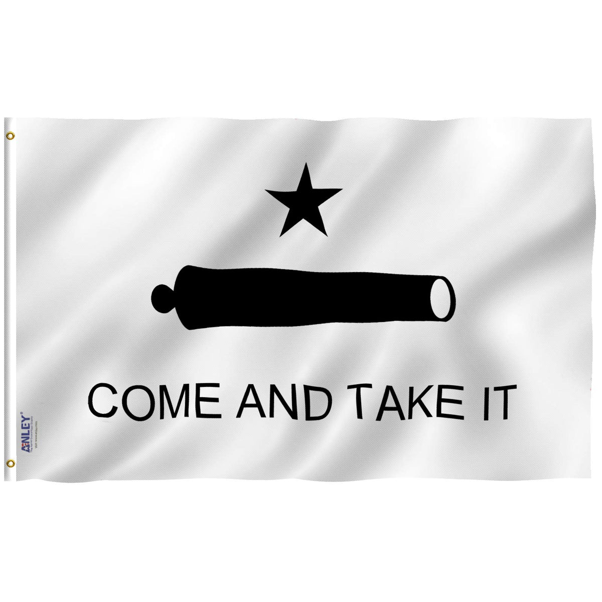 Anley Fly Breeze flag 3x5 displays vibrant colors in bright outdoor light.