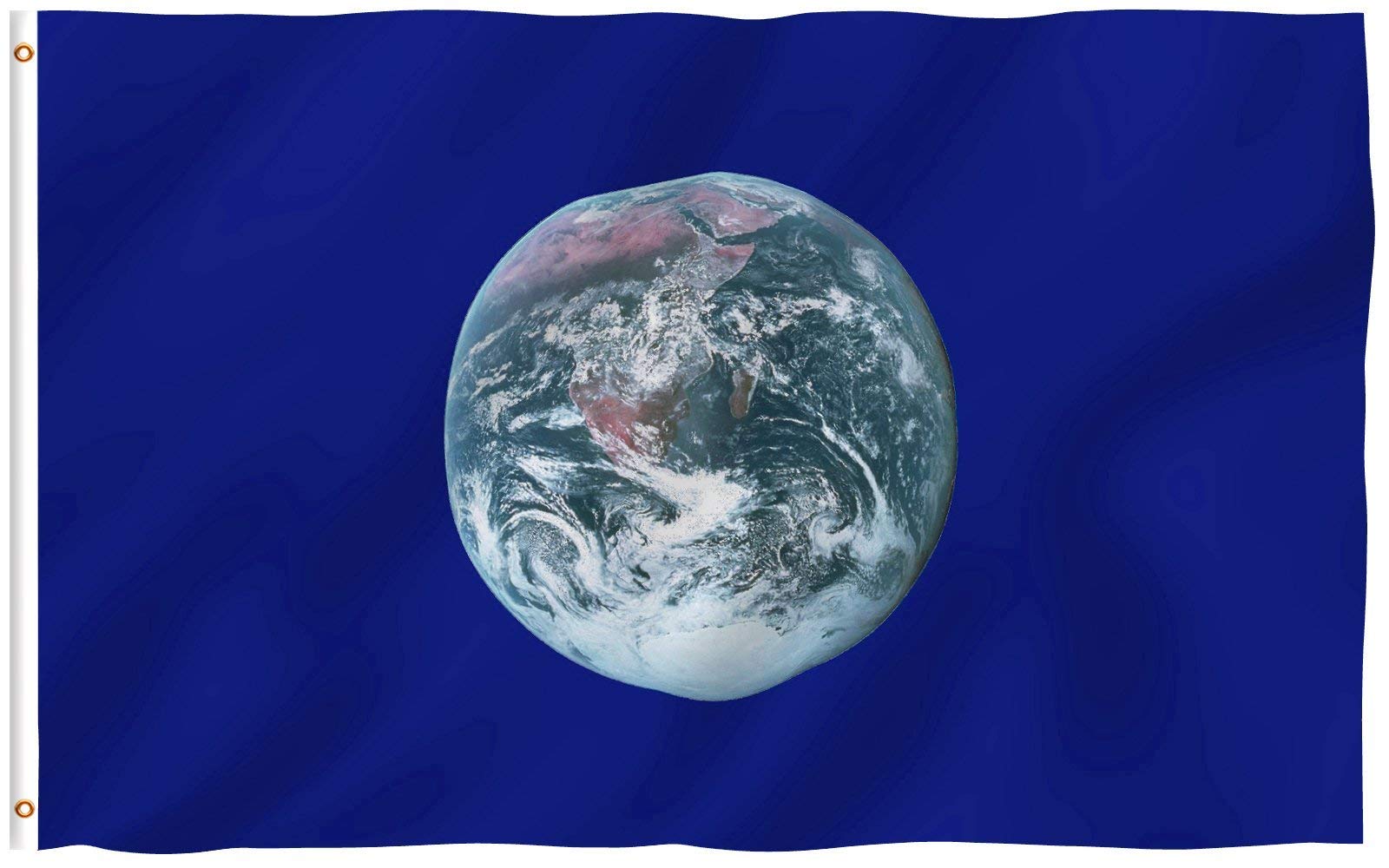 Anley Fly Breeze Earth Day flag in full display with vibrant outdoors color