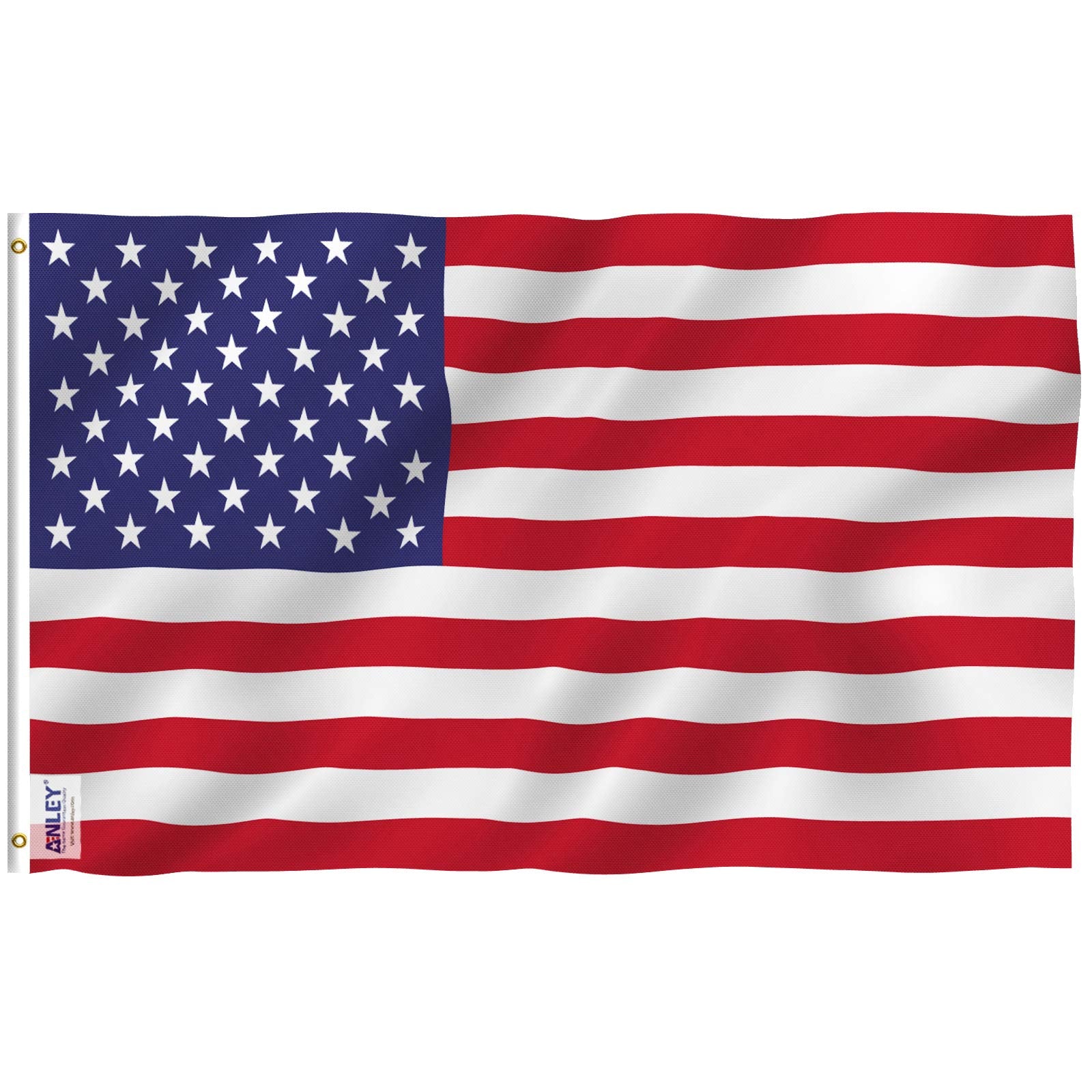 Anley Fly Breeze 3x5 flag shows vivid outdoor colors for display.
