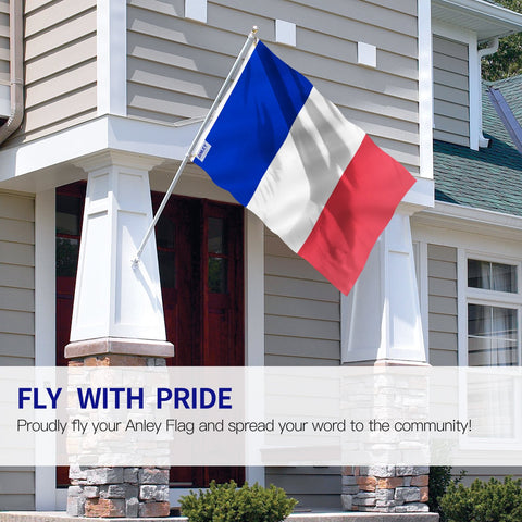 ANLEY Fly Breeze flag with canvas header for durable mounting