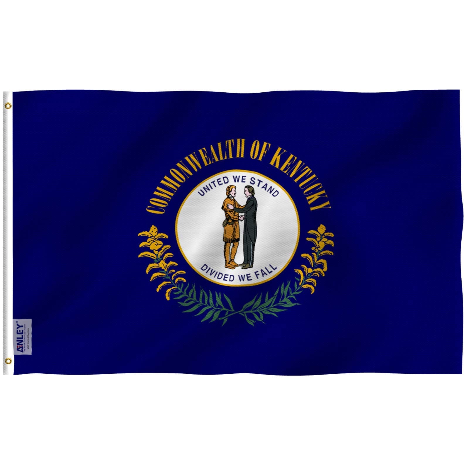 Anley Fly Breeze Kentucky flag waving outdoors for display