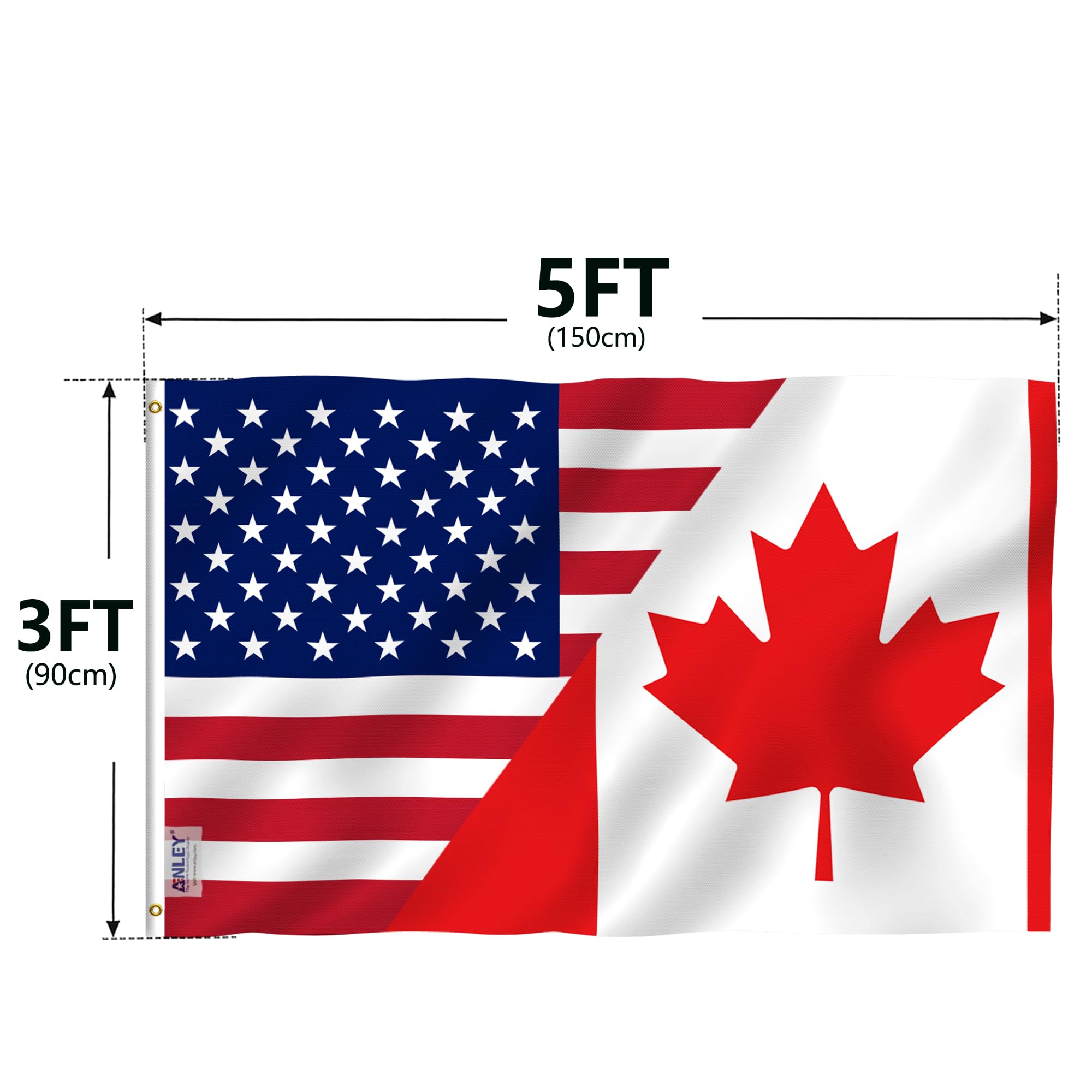 Anley Fly Breeze flag ideal for low wind outdoor settings