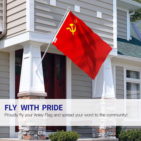 Anley flag edge stitch and canvas header highlight durability for long outdoor use.