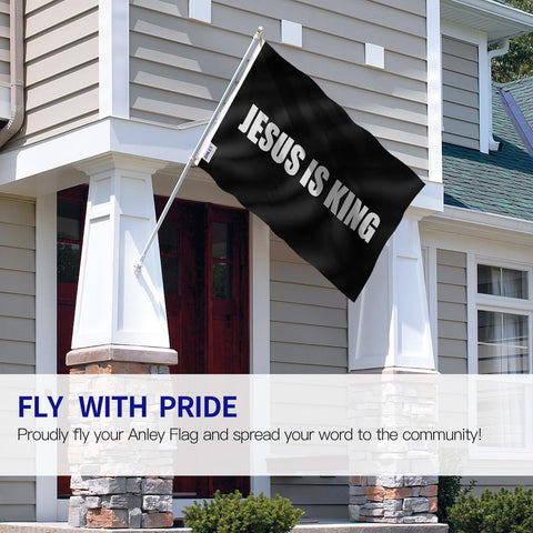 Anley Fly Breeze flag shows fade-proof print for long-lasting outdoor use