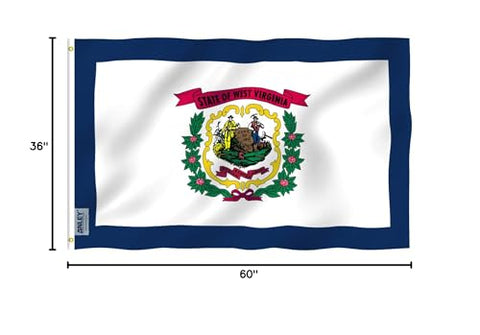 Lightweight flag that's easy to handle for quick seasonal setup