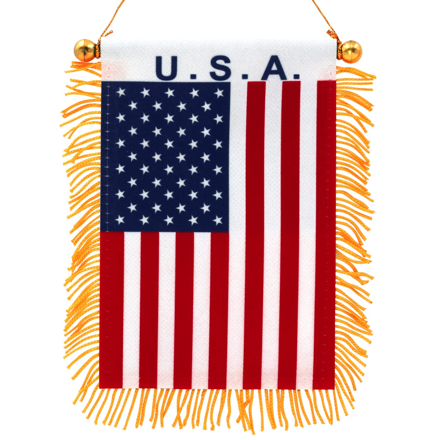 Anley fringy window flag 4x6, bright double-sided display for car or home decor.