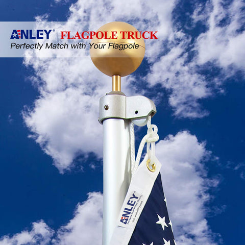 Anley heavy-duty aluminum body delivers rust-proof durability.