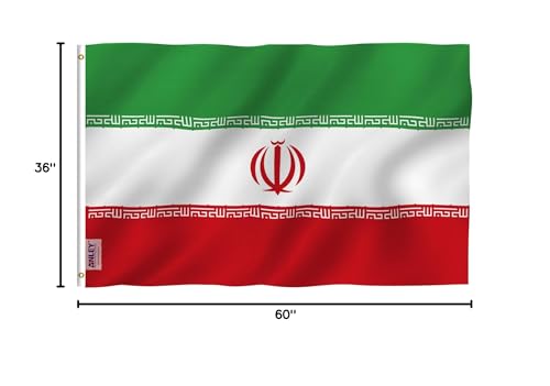 Anley Iran flag ready to display at home, office, or events.
