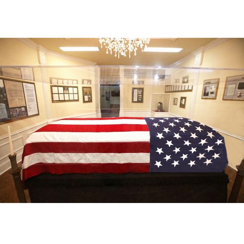 Anley memorial flag with brass grommets for secure mounting