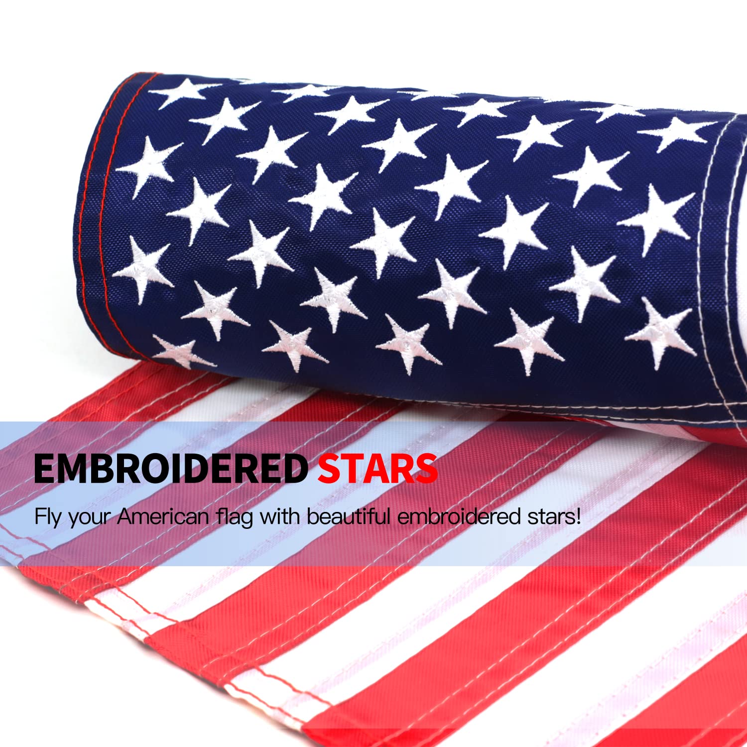 Anley Us patriotic garden flag displayed outdoors for seasonal celebrations.