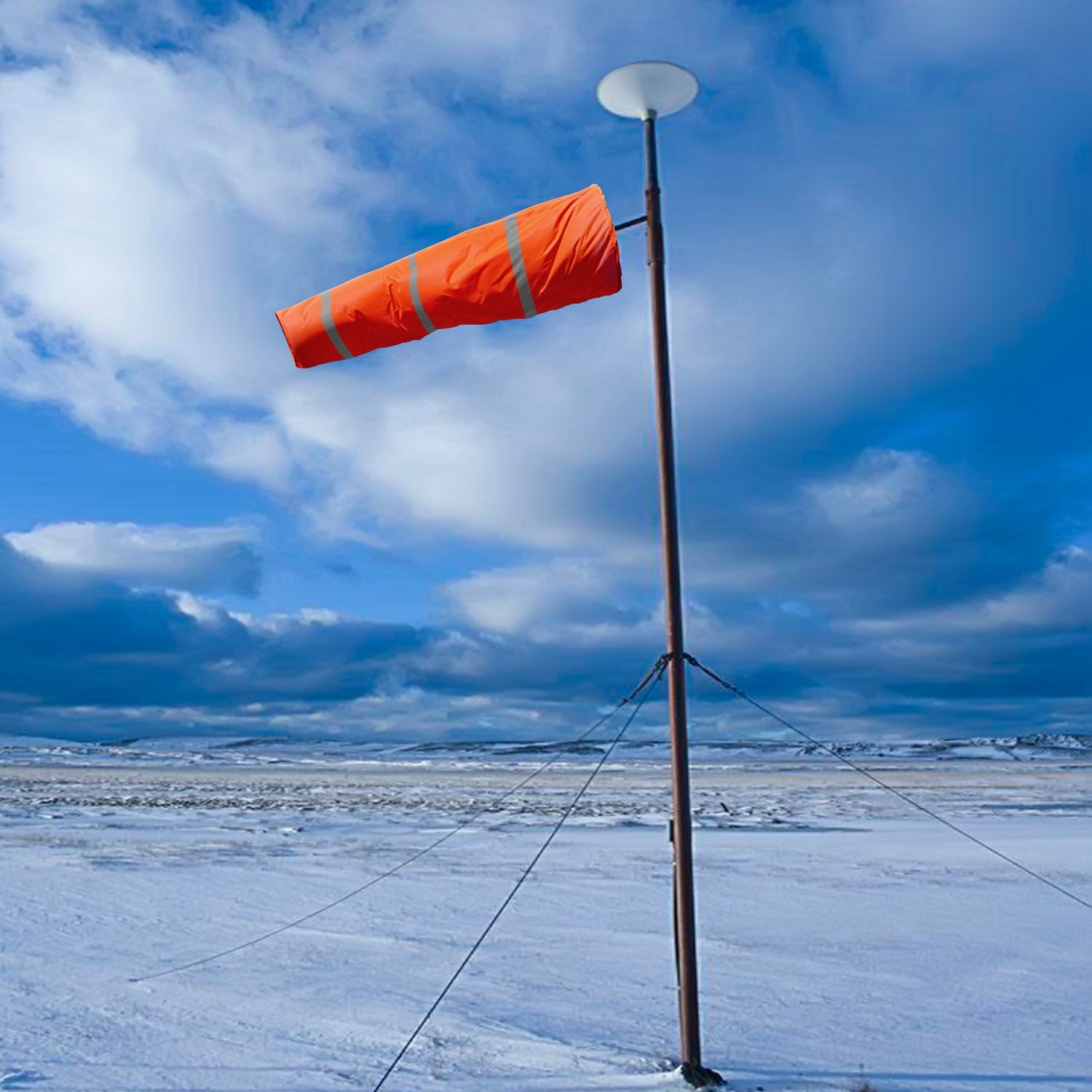 Anley windsock suitable for airports, farms, parks, and other outdoor sites.