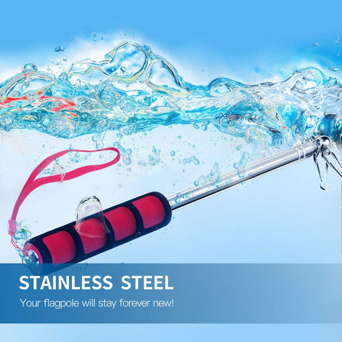 Anley portable flagpole on the go for easy transport