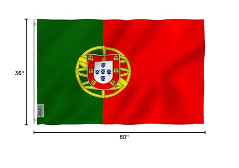 Anley flag in packaging ready to hang