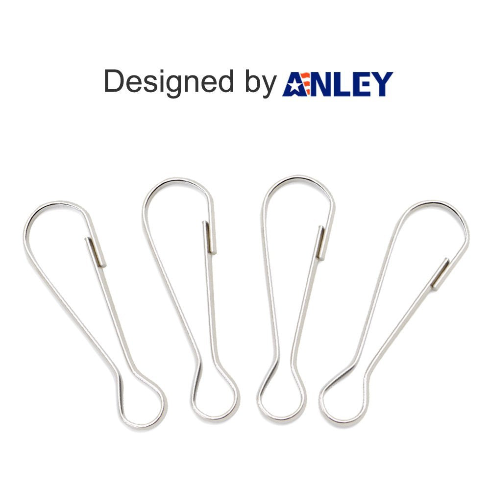 Anley stainless steel flagclip pack-4 demonstrates strong hardware against weather