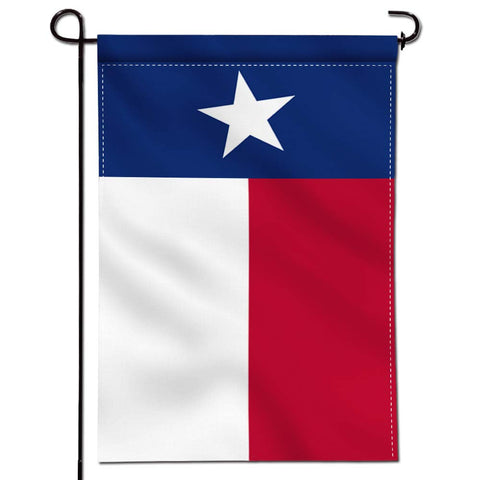 Anley Texas state garden flag front view for outdoor patriotic yard decor.