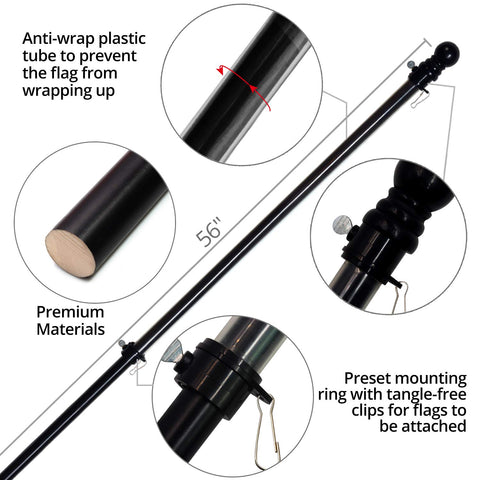 Anley compatible with two-positioner brackets for versatile installation.