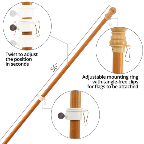 Anley wall-mount bracket compatible design for quick installation