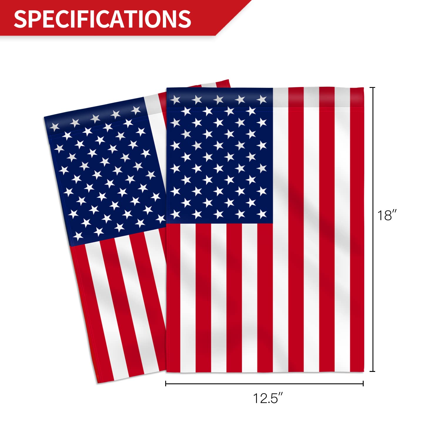 Anley weather-resistant garden flag ideal for year-round outdoor display