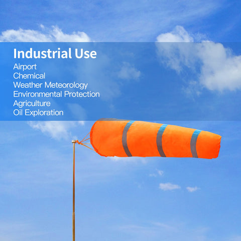 Anley windsock measures 30 inches long with 9.8 inch diameter.