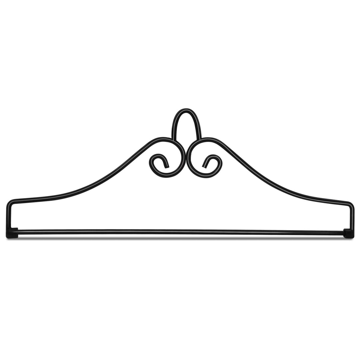 Anley wrought iron garden flag hanger installed on a wall for elegant outdoor display
