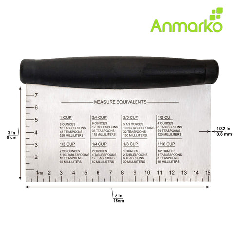 Anmarko stainless scraper for quick grill cleanup and surface maintenance.