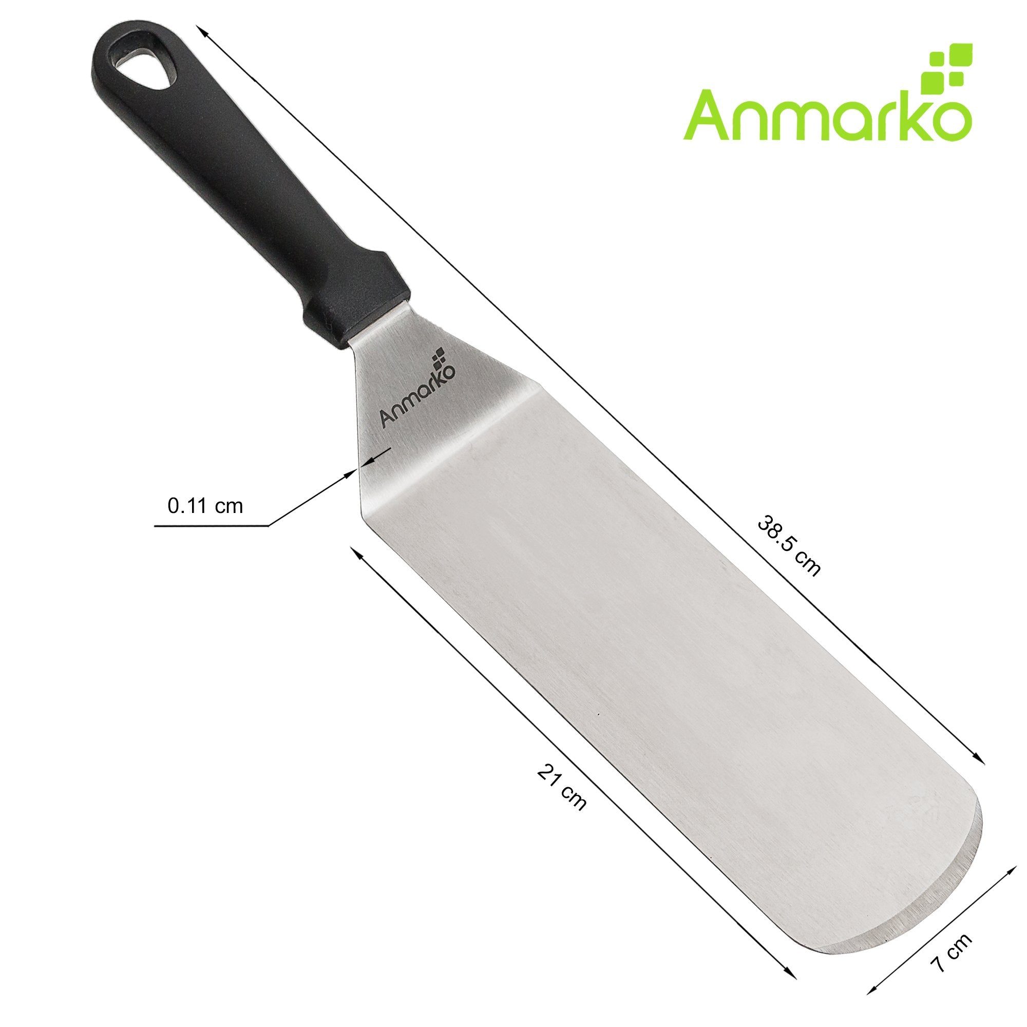 Anmarko grill spatula kit versatile for burgers and vegetables on the grill