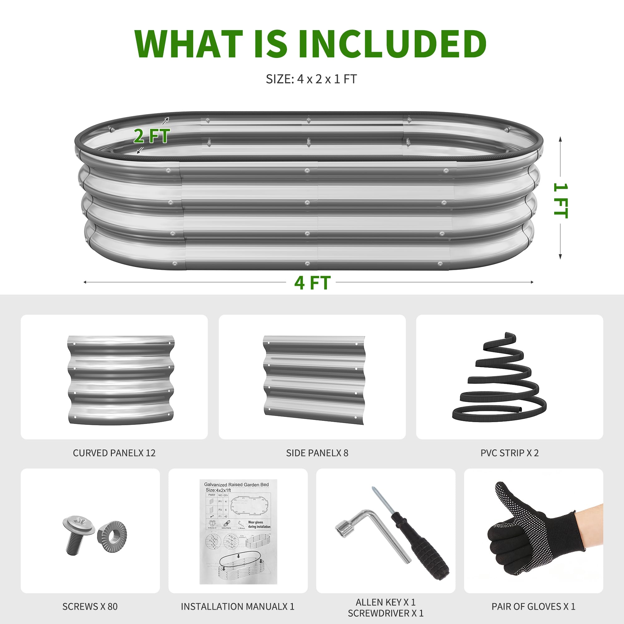 Anmiro easy-install garden bed highlights quick setup with no tools