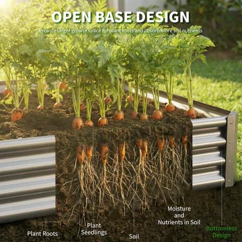 Anmiro raised bed in flower border arrangement for aesthetic display