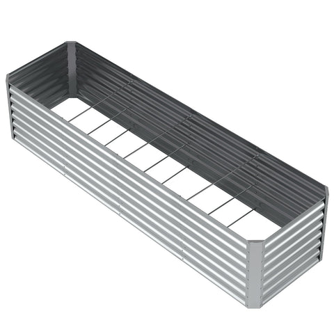 Anmiro galvanized raised bed highlights a reinforced, safe structure.