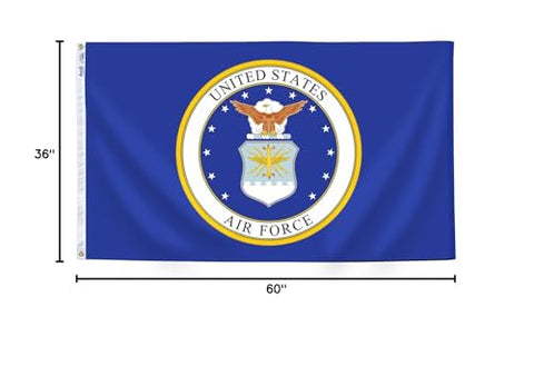 Annin Flagmakers air force flag presentation box makes gift-ready packaging.